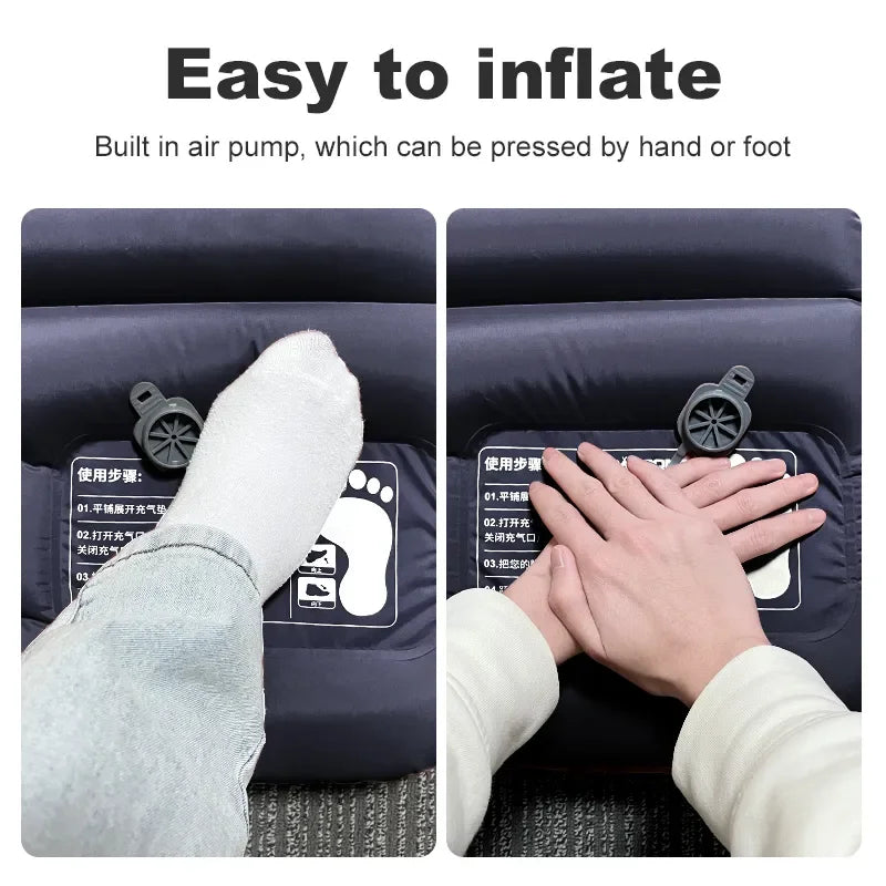 Outdoor Camping Self-inflating Air Mattress Ultralight Built-in Inflator