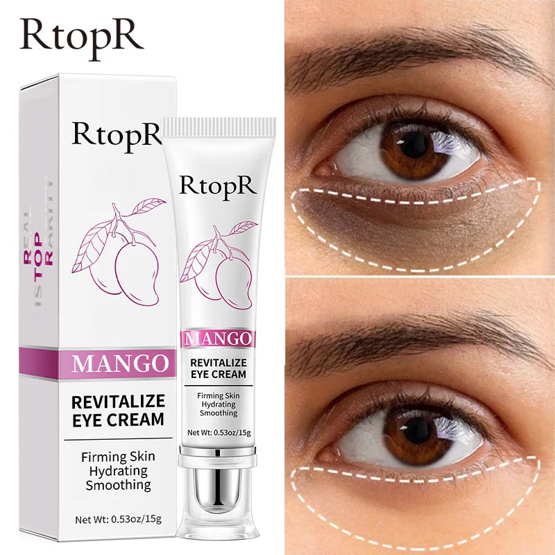 RtopR Mango Eye Cream remove dark circles Eliminate eye puffiness Firming Skin Eye