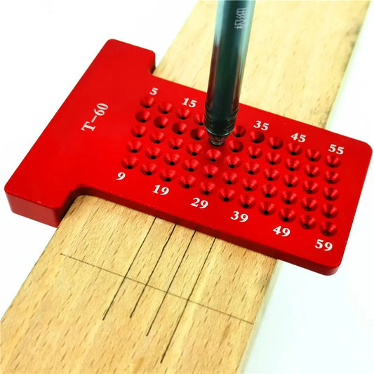 T60 Precision Square Measurements Ruler Measuring Marking