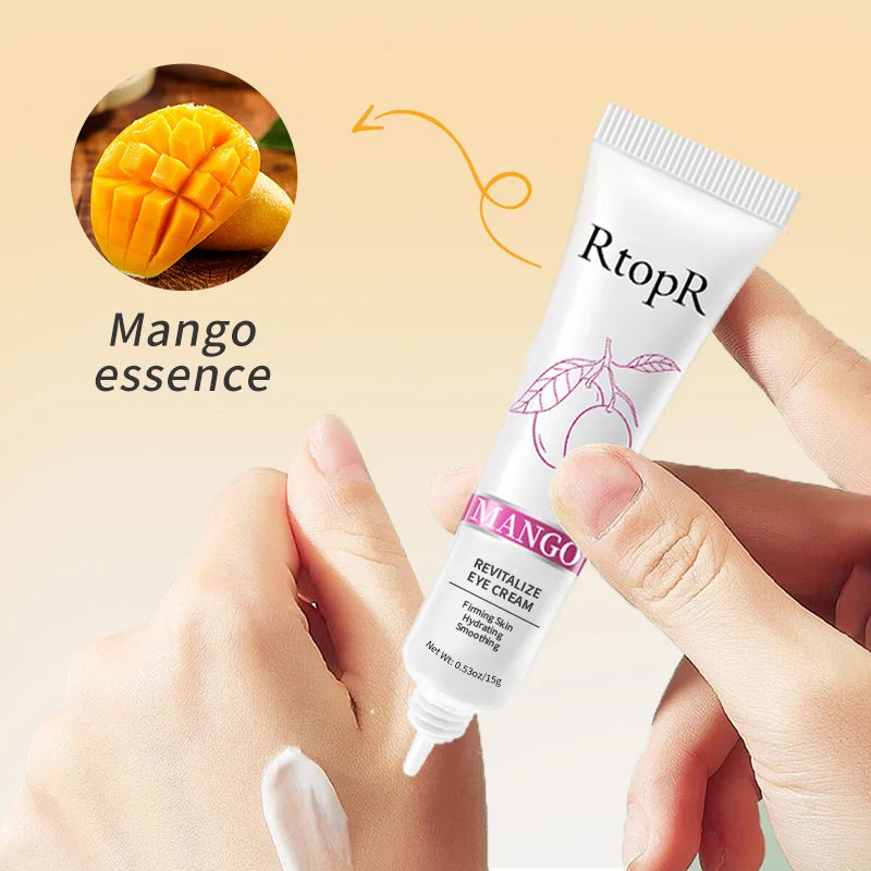 RtopR Mango Eye Cream remove dark circles Eliminate eye puffiness Firming Skin Eye