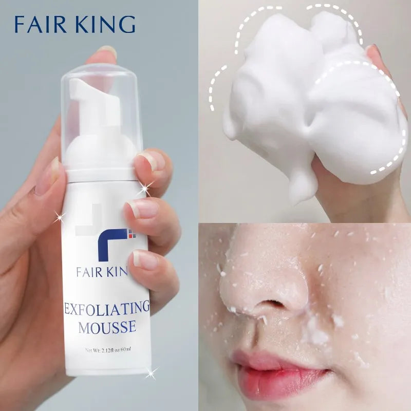 Facial Exfoliating Mousse Peeling Gel Moisturizing Skin Cleanser Women