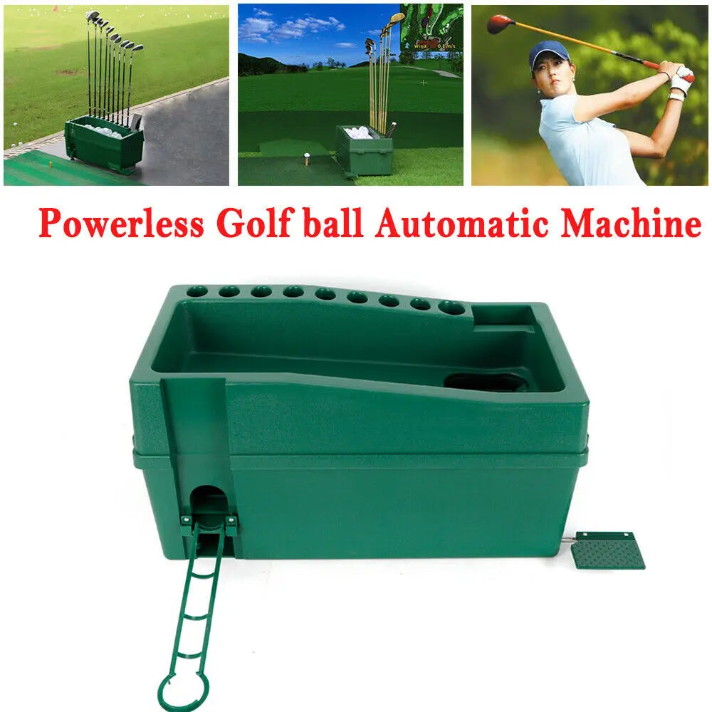 Club Organizer Golf Ball Dispenser Auto Tee Up Machine Automatic