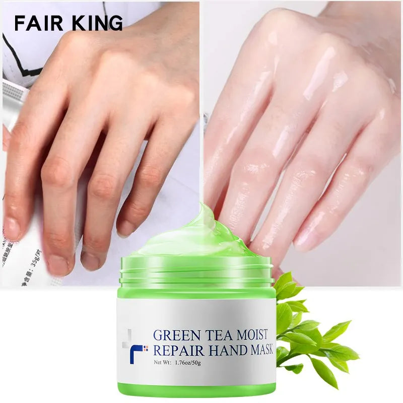 Green Tea Lock Water Repair Anti-aging Hand Moisturizing Whitening