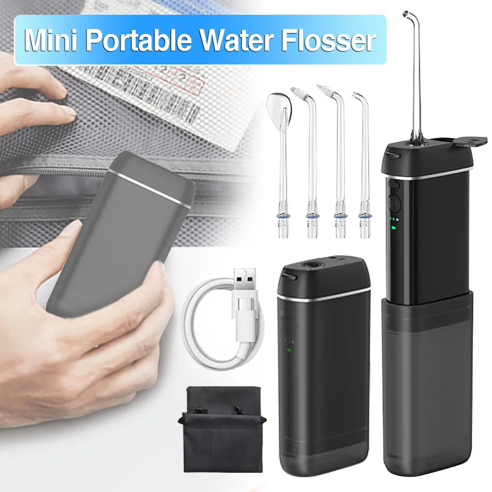 Portable Oral Irrigator Dental Water Jet Toothpicks Floss Travel