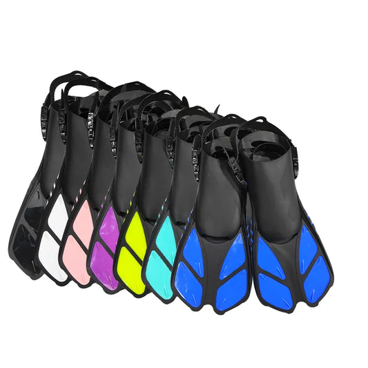 Fins Adjustable Buckles Open Heels for Snorkeling Scuba  Diving