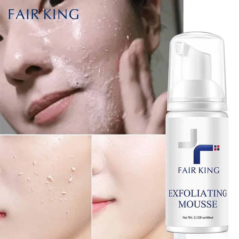 Facial Exfoliating Mousse Peeling Gel Moisturizing Skin Cleanser Women