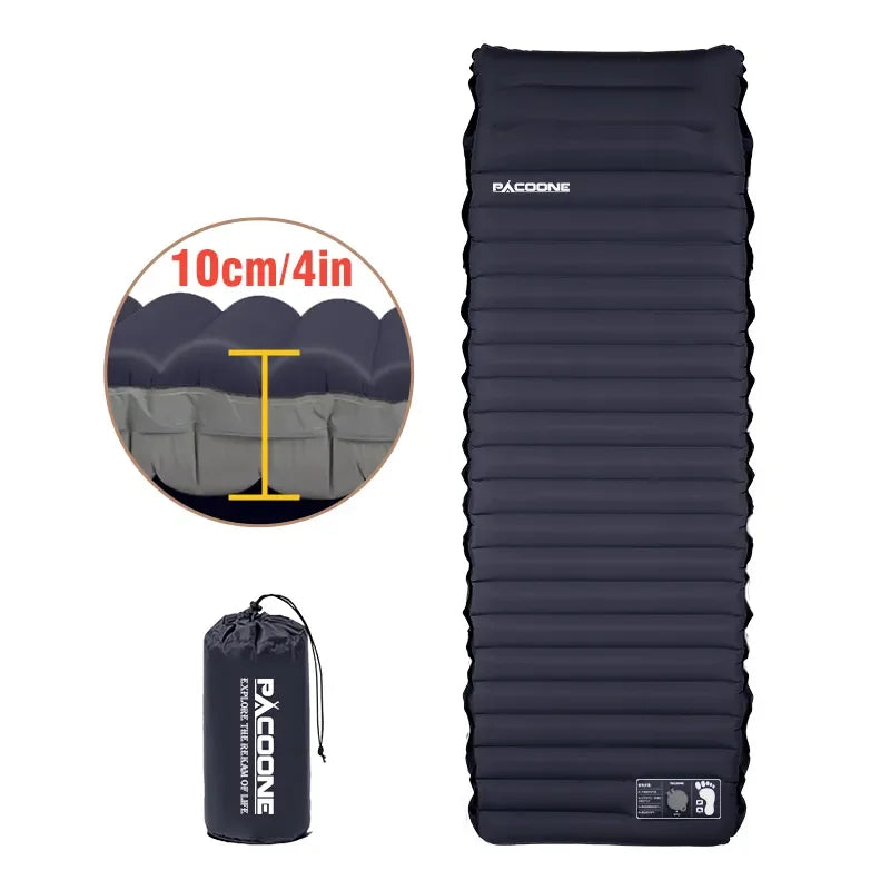 Outdoor Camping Self-inflating Air Mattress Ultralight Built-in Inflator