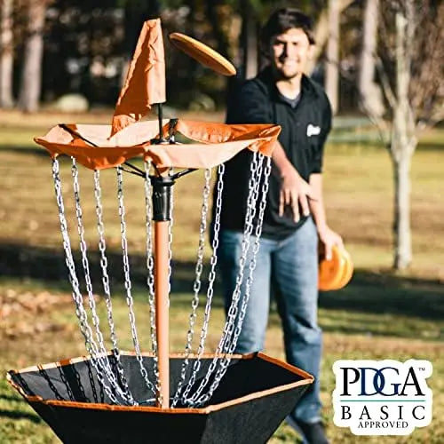 Disc Golf Baskets Portable Disc Golf Target with Chains Included