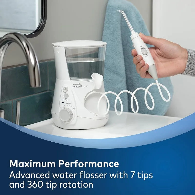 Water Flosser Professional For Teeth, Gums, Braces, Dental Care, With 10 Settings