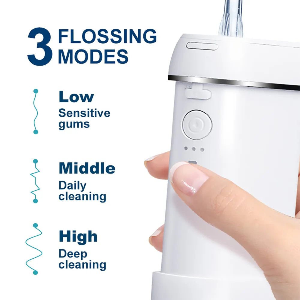 Portable Oral Irrigator Dental Water Jet Toothpicks Floss Travel