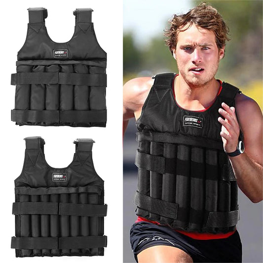 3/15/20/35/50kg Weight Vest Jacket Sand Clothing for Running Training Fitness Equipment