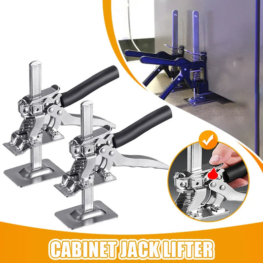 Labor Saving Arm Board Jack Cabinet Lifter Height Locator Adjusting Hand Lifting Tool