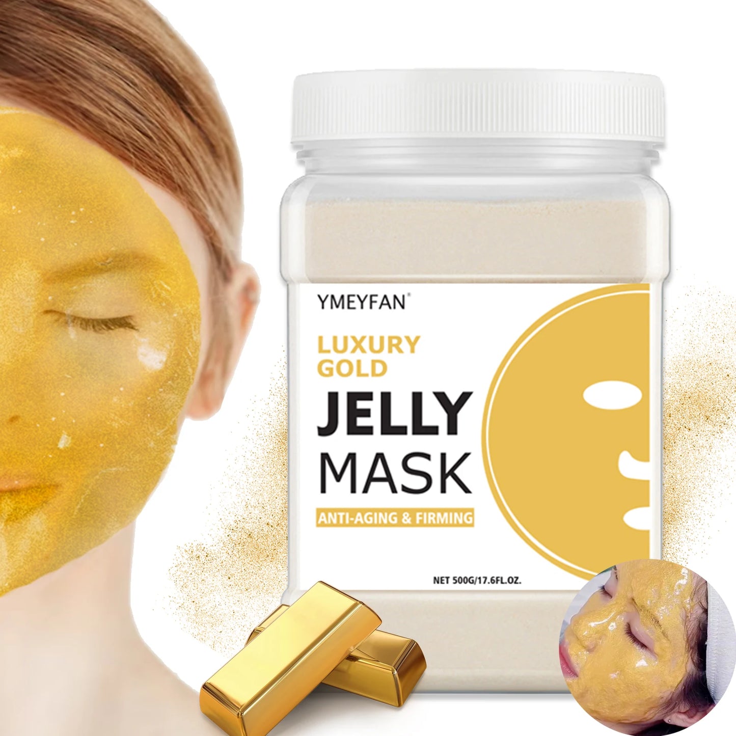 Jelly Firming Facial Masks Hyaluronic Acid Collagen Moisturizing