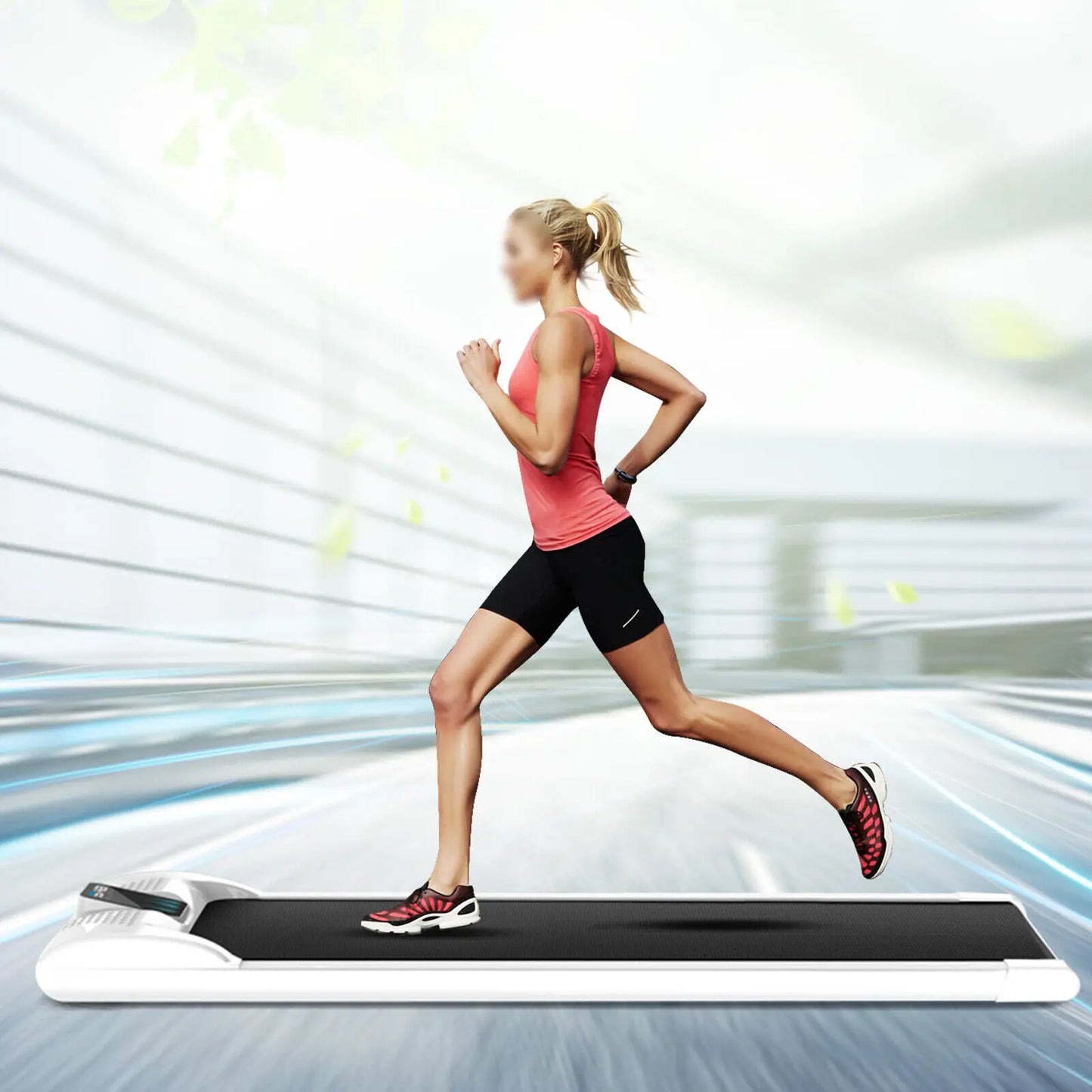 Portable Electric Treadmill Under Desk, Walking Pad, Home Office Fitness Exercise,  Equipment Home