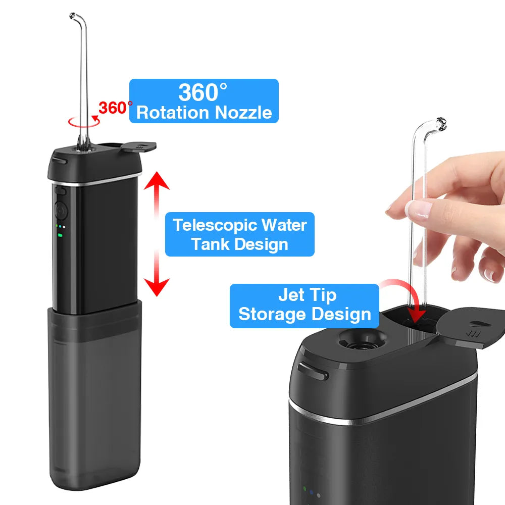 Portable Oral Irrigator Dental Water Jet Toothpicks Floss Travel