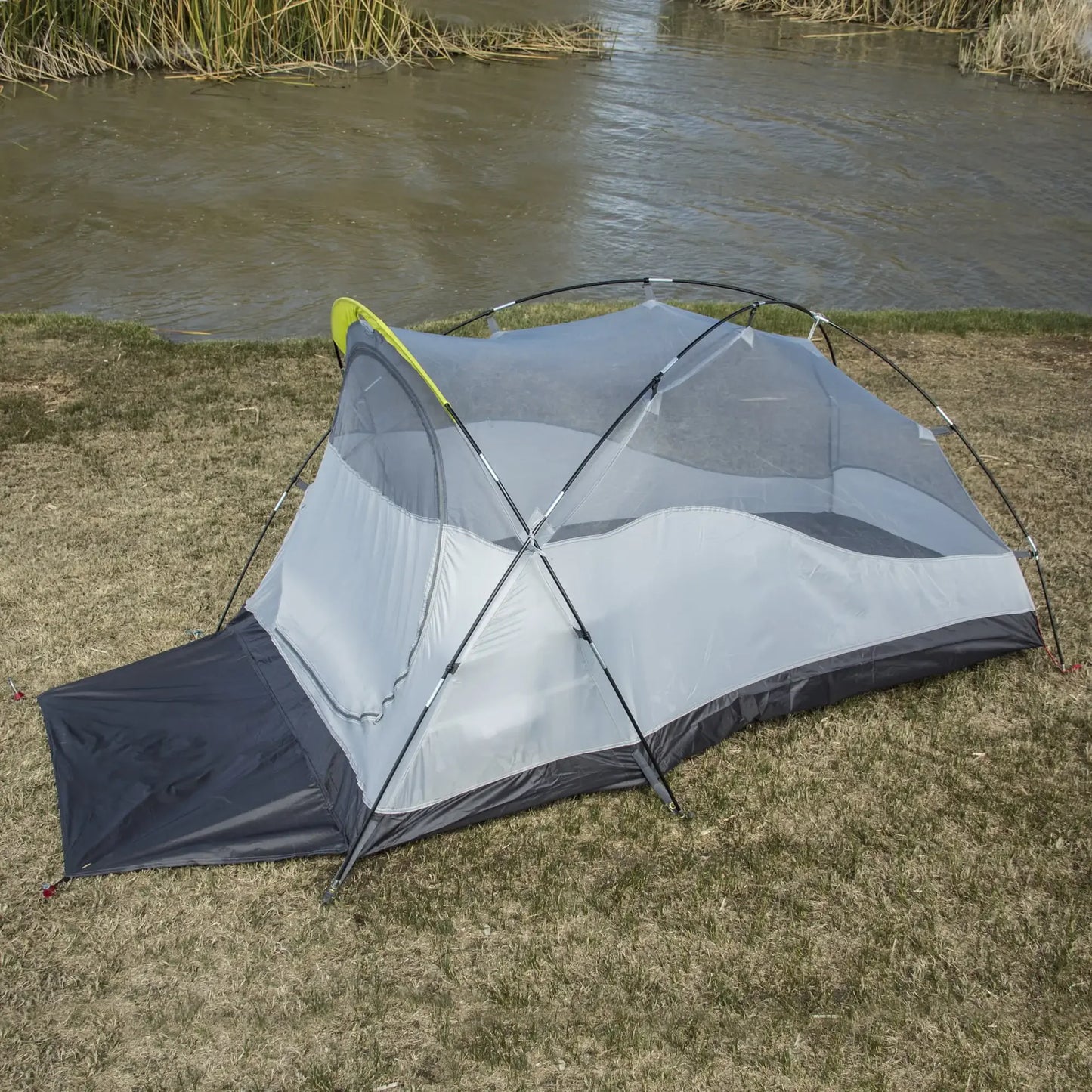 Ozark Trail 2 Person Lightweight Backpacking Tent, Green, 82.5" x 55" x 40", 7.83 lbs.