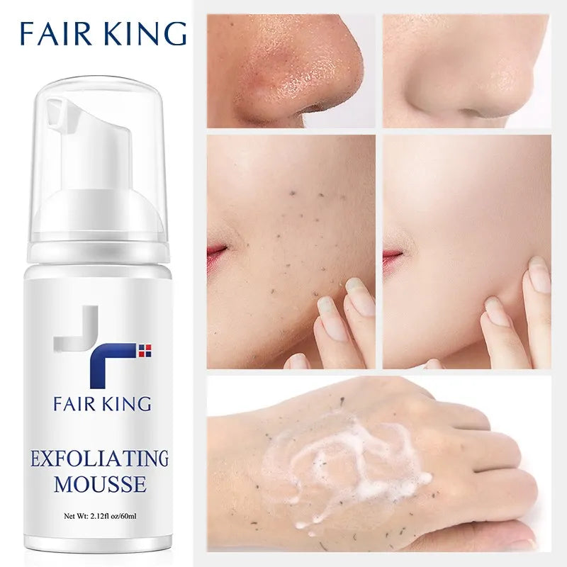 Facial Exfoliating Mousse Peeling Gel Moisturizing Skin Cleanser Women