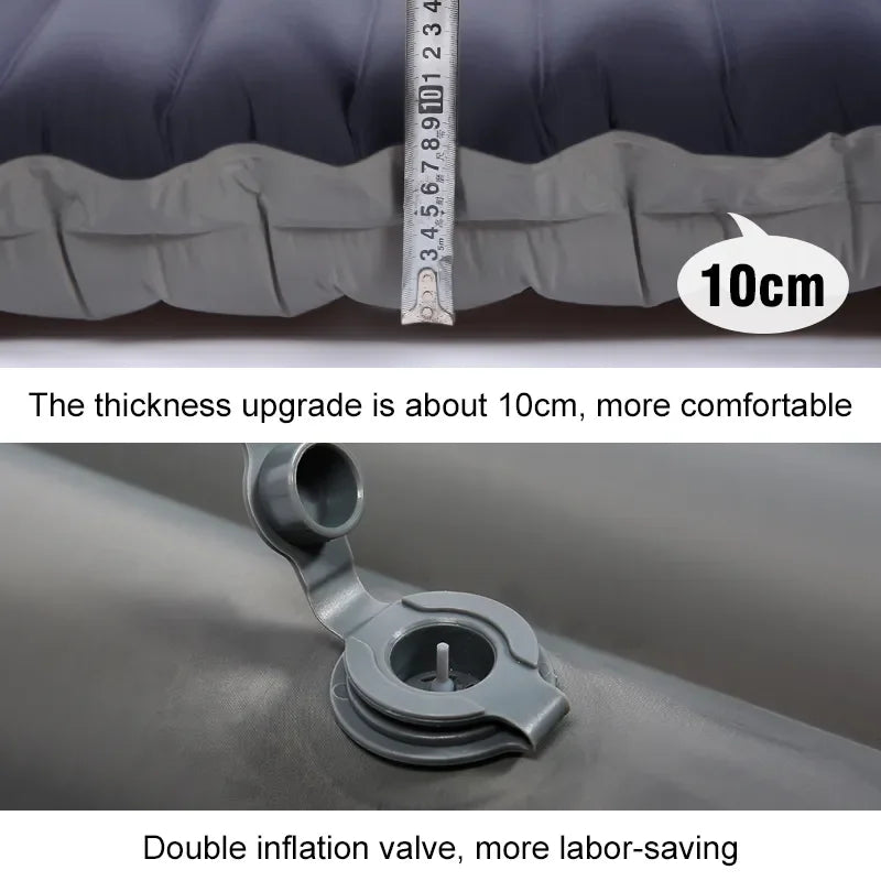 Outdoor Camping Self-inflating Air Mattress Ultralight Built-in Inflator