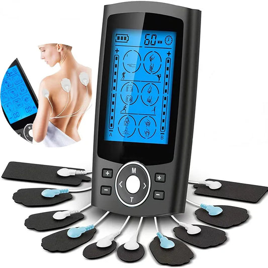 Muscle Stimulator USB Rechargeable EMS Stimulator TENS Physiotherapy Instrument Pulse Massager