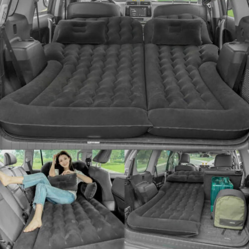 Portable SUV Inflatable Car Camping Bed Mattress with 2 Pillows