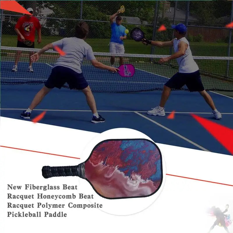 New Pickleball Paddle Fiberglass Honeycomb Polymer Composite.