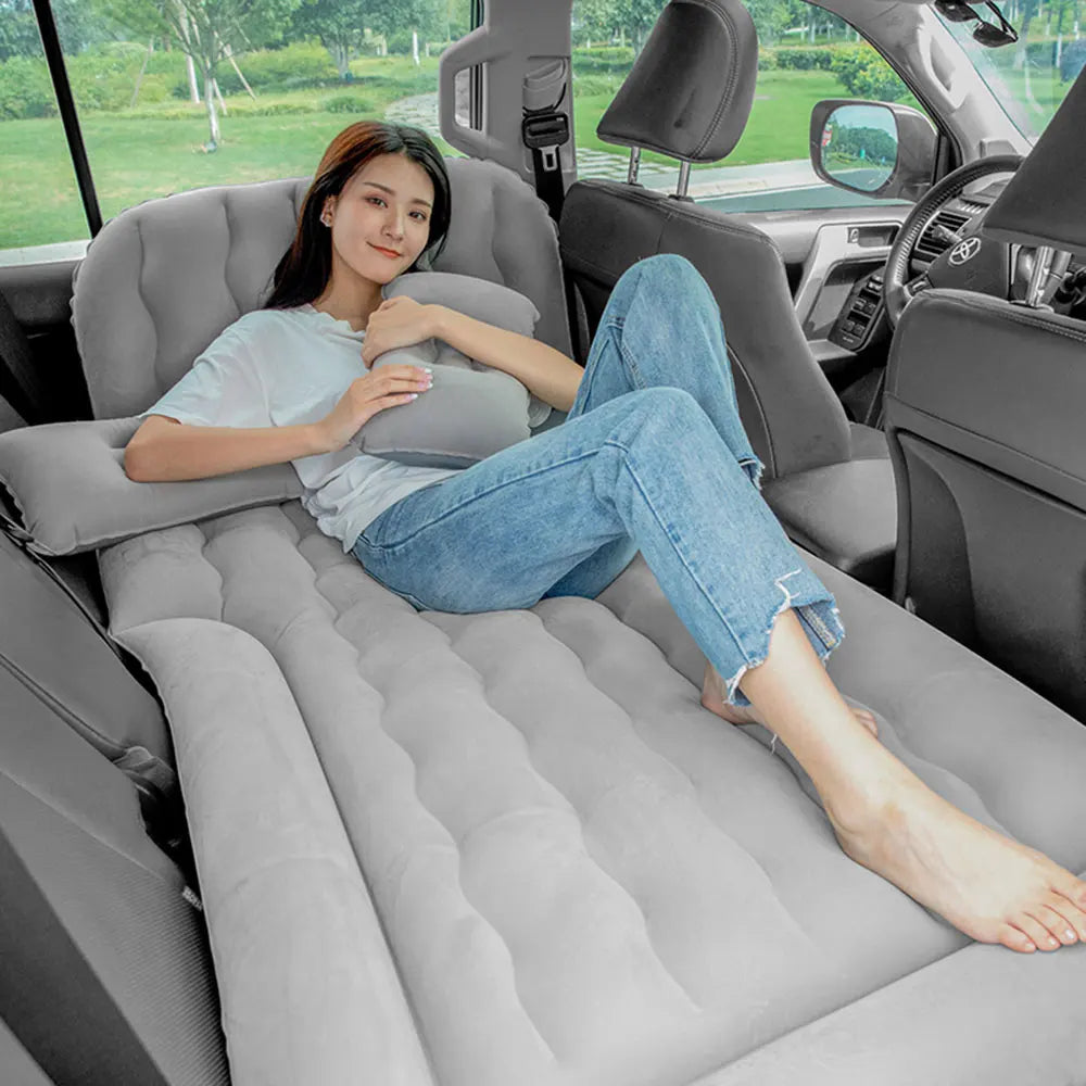 Portable SUV Inflatable Car Camping Bed Mattress with 2 Pillows